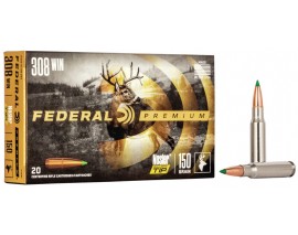 20 CARTOUCHES FEDERAL  NOSLER BALLISTIC TIP VITAL-SHOK CALIBRE 25-06REM