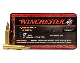 50 CARTOUCHES WINCHESTER SUPER-X JHP CALIBRE 17HMR