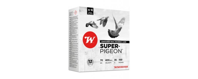 CARTOUCHES SUPER PIGEON 12-70 36G P4 X100