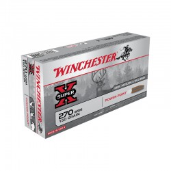 20 CARTOUCHES WINCHETER POWER POINT 150GR  CAL 270WSM